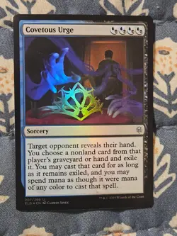 Covetous Urge FOIL NM #207 Throne of Eldraine MTG Magic - Image 2