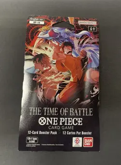 Bandai One Piece OP-16 The Time Of Battle Sleeved Booster Pack Lot Of 25 English - Image 2