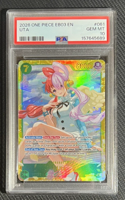 One Piece - Heroines Edition - Uta EB03-061 (Sec) English PSA 10! - Image 1