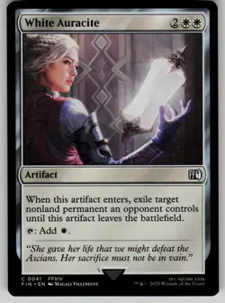 White Auracite 41 MTG regular FINAL FANTASY - Image 1