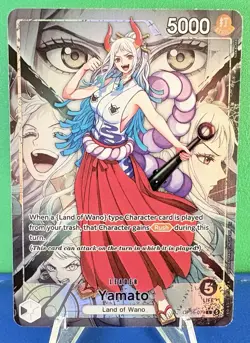 Yamato (Alt Art) Leader - OP16-079 - One Piece The Time of Battle - Near Mint - Image 1