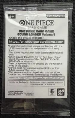 Monkey D Luffy | OP05-060 Leader | Sound Loader Vol. 1 Promo | One Piece TCG 🔥 - Image 2