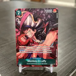 Monkey.D.Luffy (041) (Alternate Art) OP02-041 Paramount War Foil - Image 1