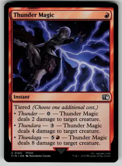 Thunder Magic 165 MTG regular FINAL FANTASY - Image 1