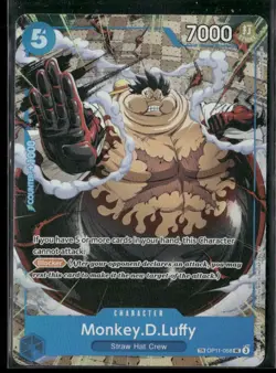 2025 One Piece Carrying On His Will TR Monkey.D.Luffy OP11-058 - Image 1
