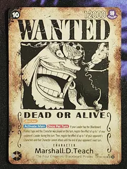 One Piece Marshall.D. Teach OP09-093 Emperors of the New World - Image 1