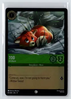 Tod #87/204 Winterspell Foil Disney Lorcana - Image 1