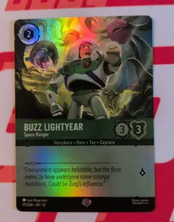 Buzz Lightyear Space Ranger Holofoil Epic 211/204 Disney Lorcana Wilds Unknown - Image 1