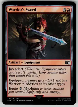 Warrior's Sword 169 MTG regular FINAL FANTASY - Image 1