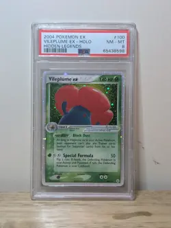 PSA 8 Vileplume Ex 100/101 Hidden Legends Holo Rare Pokemon Card BGS CGC - Image 1