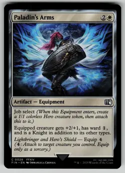 Paladin's Arms 28 MTG regular FINAL FANTASY - Image 1