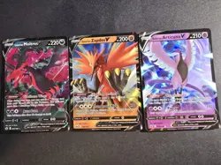 Galarian Moltres, Galarian Articuno, Galarian Zapdos - 3 Card Pokemon Set - Image 2