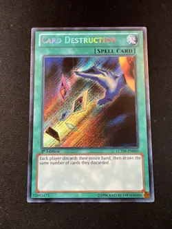 Yu-Gi-Oh! Card Destruction (NM) 1st Edition LCYW-EN060 Secret Rare - Image 1