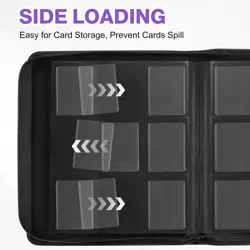 Top Loader Binder, Holds 360 Toploaders, 108 Toploaders and 100 Card Sleeves INC - Image 2