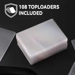 Top Loader Binder, Holds 360 Toploaders, 108 Toploaders and 100 Card Sleeves INC - Image 4