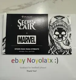 MTG Secret Lair x Marvel's Spider-Man: Mana Symbiote - Raised Foil - Sealed - Image 1