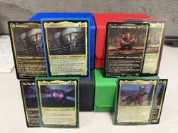 Fallout Magic the Gathering 4 Deck Set W/ultimate Guard Boxes Sleeved W/tokens - Image 1