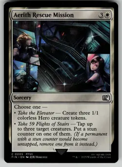 Aerith Rescue Mission 5 MTG regular FINAL FANTASY - Image 1