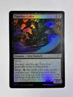 Timeline Culler 121 Uncommon Edge of Eternities Magic: The Gathering Foil LP - Image 1