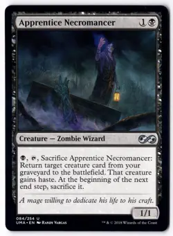 Apprentice Necromancer UMA 84 Magic: The Gathering UC NM - Image 1