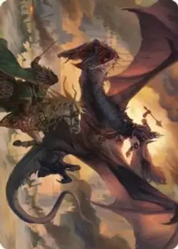 1x Art Series (34/81) - Witch-king, Bringer of Ruin MTG The Lord of the Rings: T - Image 1