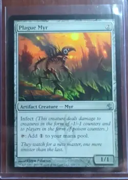 MTG Magic Plague Myr Mirrodin Besieged NM - Image 1