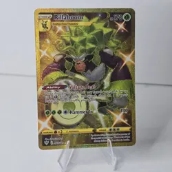Pokemon TCG Rillaboom Secret Rare Gold Card 197/189 Darkness Ablaze - Image 1