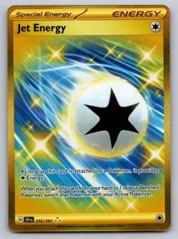 Jet Energy 252/191 Hyper Rare Surging Sparks Near Mint - Image 1
