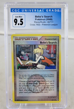 2009 Rising Rivals Bebe's Search 89/111 Cross Holo Pokemon League CGC 9.5 - Image 1