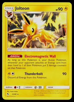Pokemon Card Jolteon 23/68 Hidden Fates Rare - Image 1