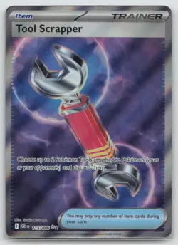 Tool Scrapper 115/086 Ultra Rare Chaos Rising Pokemon Holo Near Mint - Image 1