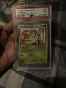 3 Pokemon TCG PSA 9 Graded Cards M Gardevoir EX, Roark and Chikorita - Image 2