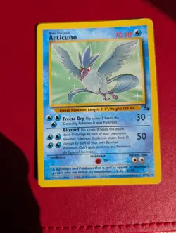 Articuno 17/62 Fossil Non Holo Rare WOTC Pokemon Card Excellent Condition - Image 1