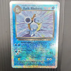 2002 Pokemon TCG Dark Blastoise 4/110 Legendary Collection Reverse Holo - Image 3