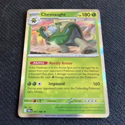 2026 Pokemon Chaos Rising: 007/086 Chesnaught Holo💎 - Image 1