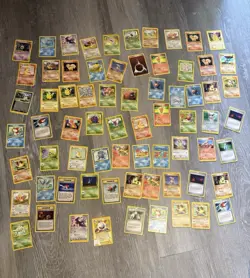 Vintage Pokemon TCG WOTC Base Jungle Fossil Lot 130+ Cards Trainers Energy - Image 1