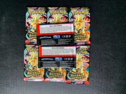 Pokemon TCG Mega Evolutions Ascended Heroes Factory Sealed 8 Booster Pack Lot - Image 2