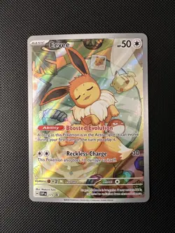 2025 Pokemon Scarlet and Violet Prismatic Evolutions Promo #173 Eevee - Image 1