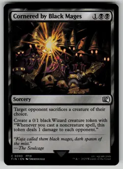Cornered by Black Mages 93 MTG regular FINAL FANTASY - Image 1