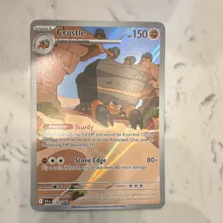 The Pokemon Company Crustle 130/086 Sv: Black Bolt Holo Illustration Rare Card - Image 1