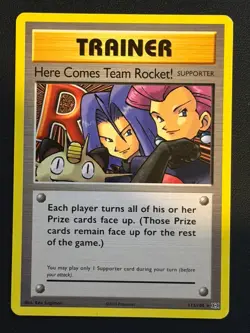 POKEMON Here Comes Team Rocket 113/108 Evolutions Secret Rare MINT Pack Fresh 2 - Image 1