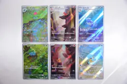 6 Pokemon AR Set – Bulbasaur, Charmander, Squirtle Evolutions (Japanese) - Image 1