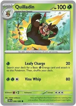 QUILLADIN 006/086 POKEMON CHAOS RISING NM/MINT PACK FRESH - Image 1