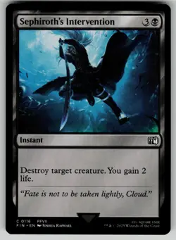 Sephiroth's Intervention 116 MTG regular FINAL FANTASY - Image 1