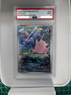 Pokemon Clefairy 094/088 Perfect Order Illustration Rare PSA9 *Read Description* - Image 2