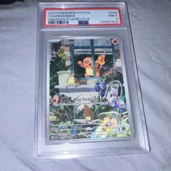Pokemon TCG PSA 9 Charmander SV: Scarlet & Violet Promo 044 Holo 2023 - Image 1