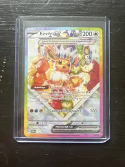 Pokemon TCG Eevee EX Promo Card slight damage - Image 1