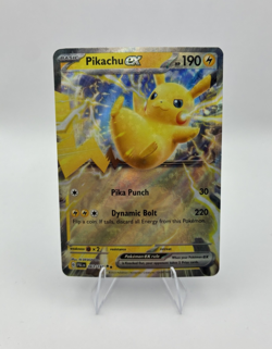 Pikachu EX, Pokemon Near Mint, Paldea Evolved, Double Rare, 63/193 - Image 1