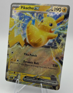 Pikachu EX, Pokemon Near Mint, Paldea Evolved, Double Rare, 63/193 - Image 2