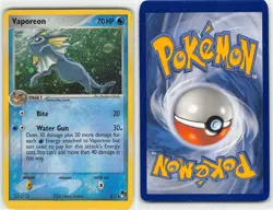 Vaporeon 6/17 Rare POP Series 3 Pokemon LP Fukuda - Image 3